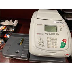 Neopost postage meter and scale system