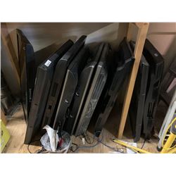 Lot of 9 assorted LCD televisions ( sold as is)