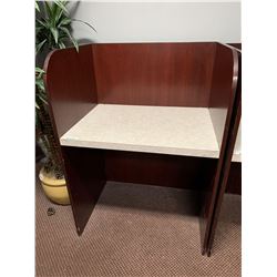 Cubicle private work station - 34" wide