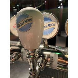 Lot of 2 - Beer Tap Head & Plaque - Belgian Moon