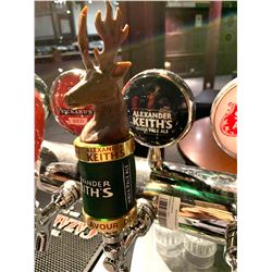Lot of 2 - Beer Tap Head & Plaque - Alexander keith