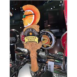Lot of 2 - Beer Tap Head & Plaque - Shock Top