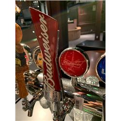 Lot of 2 - Beer Tap Head & Plaque - Budweiser