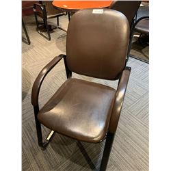 Brown Vinyl lounge chair