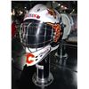 Image 1 : Calgary Flames Goalie Mask on pedestal - buyer must disconnect