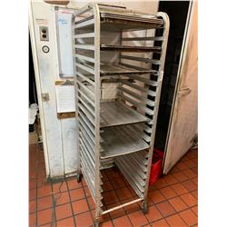 Rolling Aluminum Bakers Rack