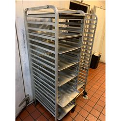 Rolling Aluminum Bakers Rack