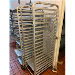 Rolling Aluminum Bakers Rack