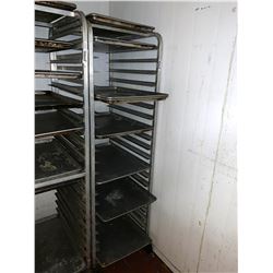 Rolling Aluminum Bakers Rack