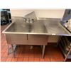 Image 1 : Double Well Stainless Sink with run off & taps