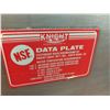 Image 12 : Knight dishwashing line - includes dishwasher, rinse sink, stainless run off.