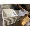Image 1 : Lot of 20 square restaurant bowls