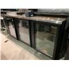 Image 2 : True Model TBB-4G-HC-LD triple door back bar glass front cooler