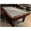 Image 2 : Dufferinexecutive solid wood with leather pockets pool table Buyer is responsible for all removal an