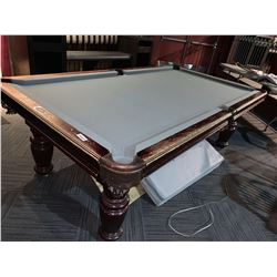 Dufferin executive solid wood with leather pockets pool table Buyer is responsible for all removal a