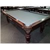 Image 2 : Dufferin executive solid wood with leather pockets pool table Buyer is responsible for all removal a