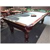 Image 2 : Dufferin executive solid wood with leather pockets pool table Buyer is responsible for all removal a