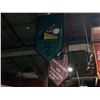 Image 2 : Lot of 38 ceiling mounted sports team pendants - buyer must remove.E-ceiling mounted- buyer must bri