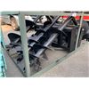 Image 2 : GREATBEAR BRAND NEW SKID STEER AUGER ATTACHMENT WITH 3 LARGE AUGERS