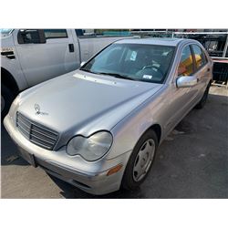 2003 MERCEDES C240 4 DOOR GREY VIN#WDBRF61JX3F385454