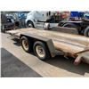 Image 2 : 2006 TRAILERMAN DUAL AXLE TILT DECK BEAVER TAIL TRAILER BLACK VIN# 2T9TPSHB66T131312