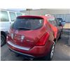 Image 2 : 2006 NISSAN MURANO SE AWD 4 DOOR RED VIN#JN8AZ08W46W530999