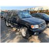 Image 2 : 2001 NISSAN PATHFINDER LE 3.5 4 DOOR BLACK VIN#JN8DR09X51W569825