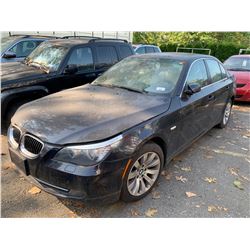 2008 BMW 528I 4 DOOR SEDAN,  BLUE VIN#WBANU535X8CT07567