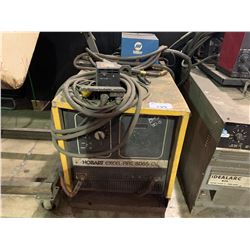 HOBART EXCEL-ARC 8065 CV WELDING POWER SOURCE WITH MILLER S-22A 24 VOLT WIRE FEEDER