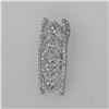 Image 1 : 0.20 CTW Diamond Necklace 14K White Gold - REF-36N6Y