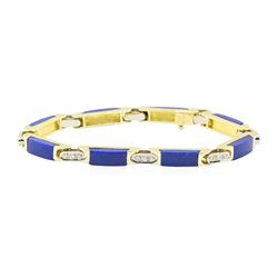 0.45 ctw Diamond Bracelet - 18KT Yellow And White Gold