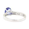 Image 3 : 2.20 ctw Sapphire and Diamond Ring - Platinum