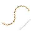 Image 1 : Vintage 14kt Yellow Gold Open Link and Natural Freshwater Pearl Tennis Bracelet