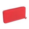 Image 3 : Hermes Orange Epsom Leather Silk'In Classic Wallet