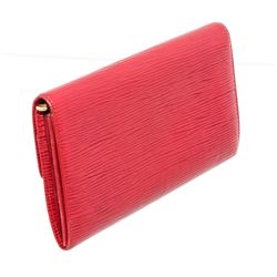 Louis Vuitton Red Epi Leather Sarah Long Wallet