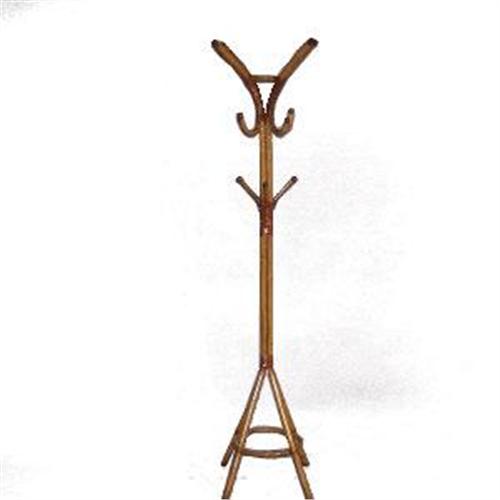 vintage rattan coat rack (mid century, modern) 1164123