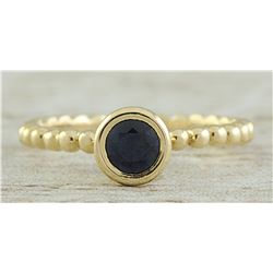 0.50 CTW Sapphire 14K Yellow Gold Ring