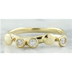 0.20 CTW 14K Yellow Gold Diamond Ring