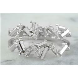 0.22 CTW 18K White Gold Diamond Ring