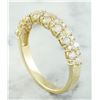 Image 4 : 0.75 CTW 18K Yellow Gold Diamond Ring
