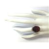 Image 4 : 18.43 CTW Natural Red Hessonite Garnet And Diamond Ring In14K White Gold