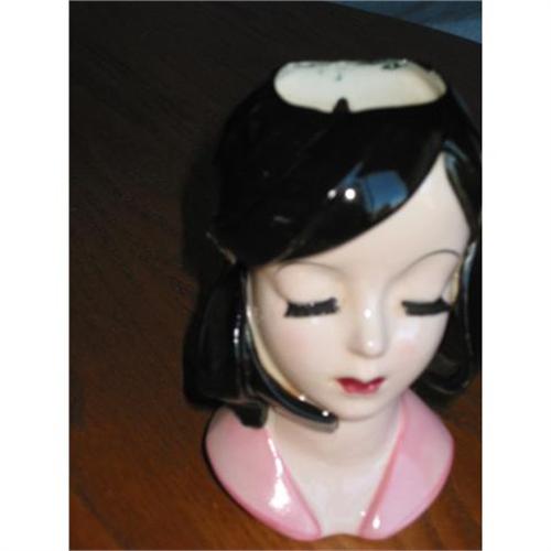 Napco Lady Head Vase Wall Pocket 1128795