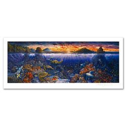 "Sweeping Hana Vistas" Limited Edition Mixed Media by Robert Lyn Nelson. Numbered and Hand Signed wi