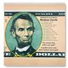 Image 1 : Steve Kaufman (1960-2010), "Abraham Lincoln, Portrait of an Achiever" Hand Signed and Numbered Limit