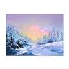 Image 1 : Thomas Leung, "Ice World" Original Oil Painting on Canvas Board, Hand Signed with Certificate of Aut