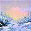 Image 2 : Thomas Leung, "Ice World" Original Oil Painting on Canvas Board, Hand Signed with Certificate of Aut