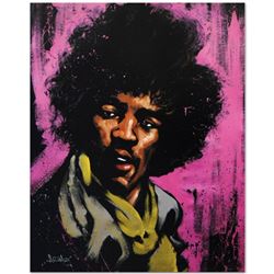 "Jimi Hendrix (Purple Haze)" Limited Edition Giclee on Canvas (40" x 50") by David Garibaldi, Number