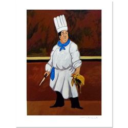 Guy Buffet,  Chef Louis  Limited Edition Serigraph; Numbered and Hand Signed with Certificate of Aut