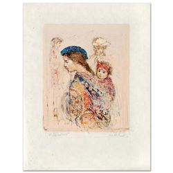 "Guatemalan Mother and Baby" Limited Edition Lithograph by Edna Hibel (1917-2014), Numbered and Hand
