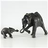 Image 1 : Donna Mason-Adams, "Mother and Child" Limited Edition Bronze Two Piece Sculpture Set, Signed and Num